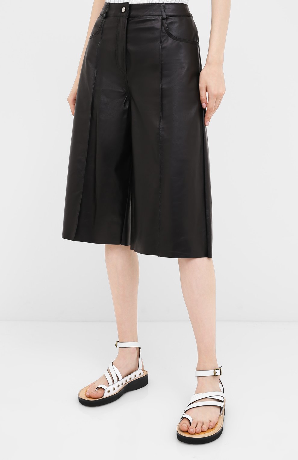 Кожаные шорты DROME, арт. DPD1991P/D400P, фото 3