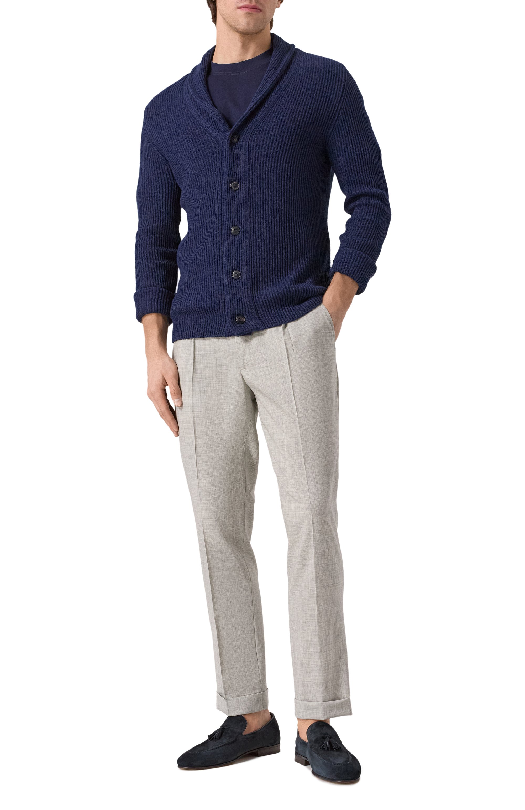 Замшевые лоферы soft BRUNELLO CUCINELLI, арт. MZUCAHG731, фото 2