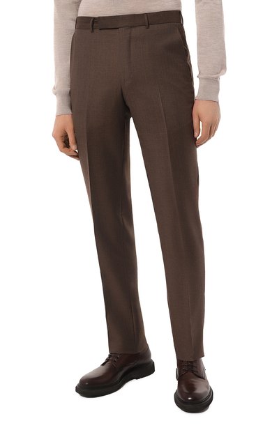 Шерстяные брюки ZEGNA, арт. 611F26A6/75TB12, фото 3