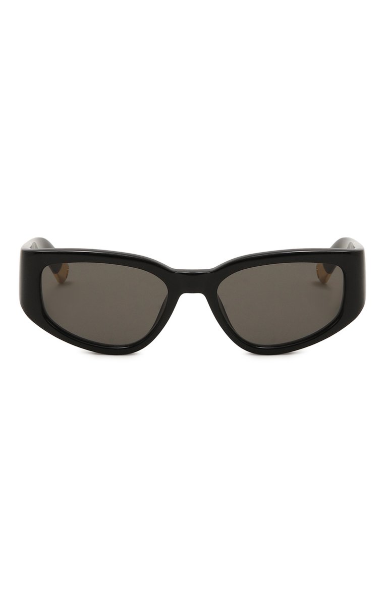 Женские солнцезащитные очки JACQUEMUS черного цвета, арт. JAC5 C1SUN | Фото 3 (Нос: Не проставлено; Региональные ограничения белый список (Axapta Mercury): Не проставлено; Материал: Пластик; Тип очков: С/з; Очки форма: Cat-eye)