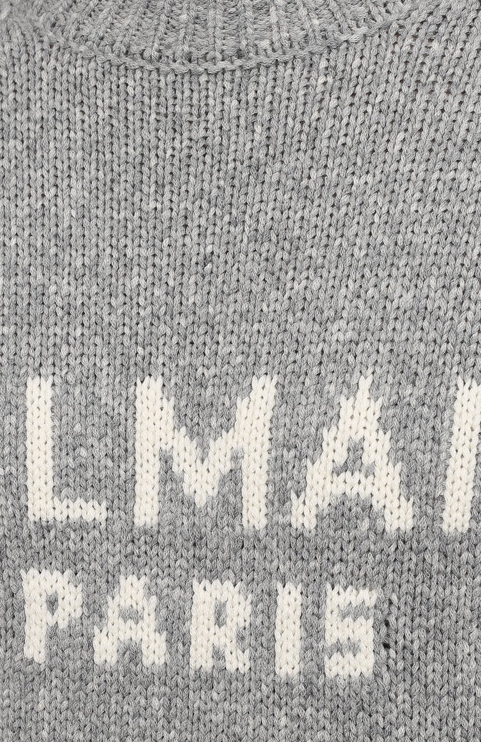 Шерстяной свитер BALMAIN серого цвета по цене 95650 руб., арт. WH1KD000/K027, фото 5 Шерстяной свитер BALMAIN, арт. WH1KD000/K027, фото 5