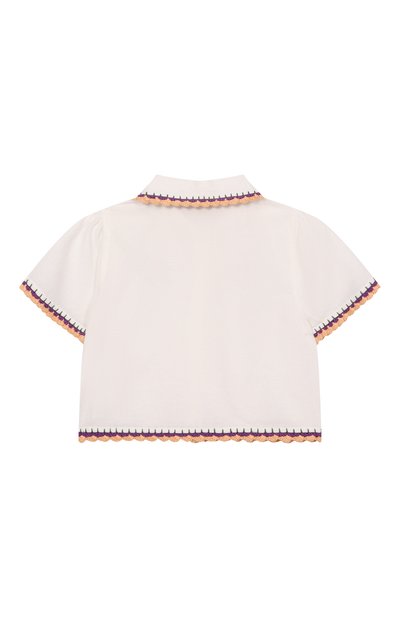 Рубашка изо льна и хлопка STELLA MCCARTNEY, арт. TY5A61, фото 2