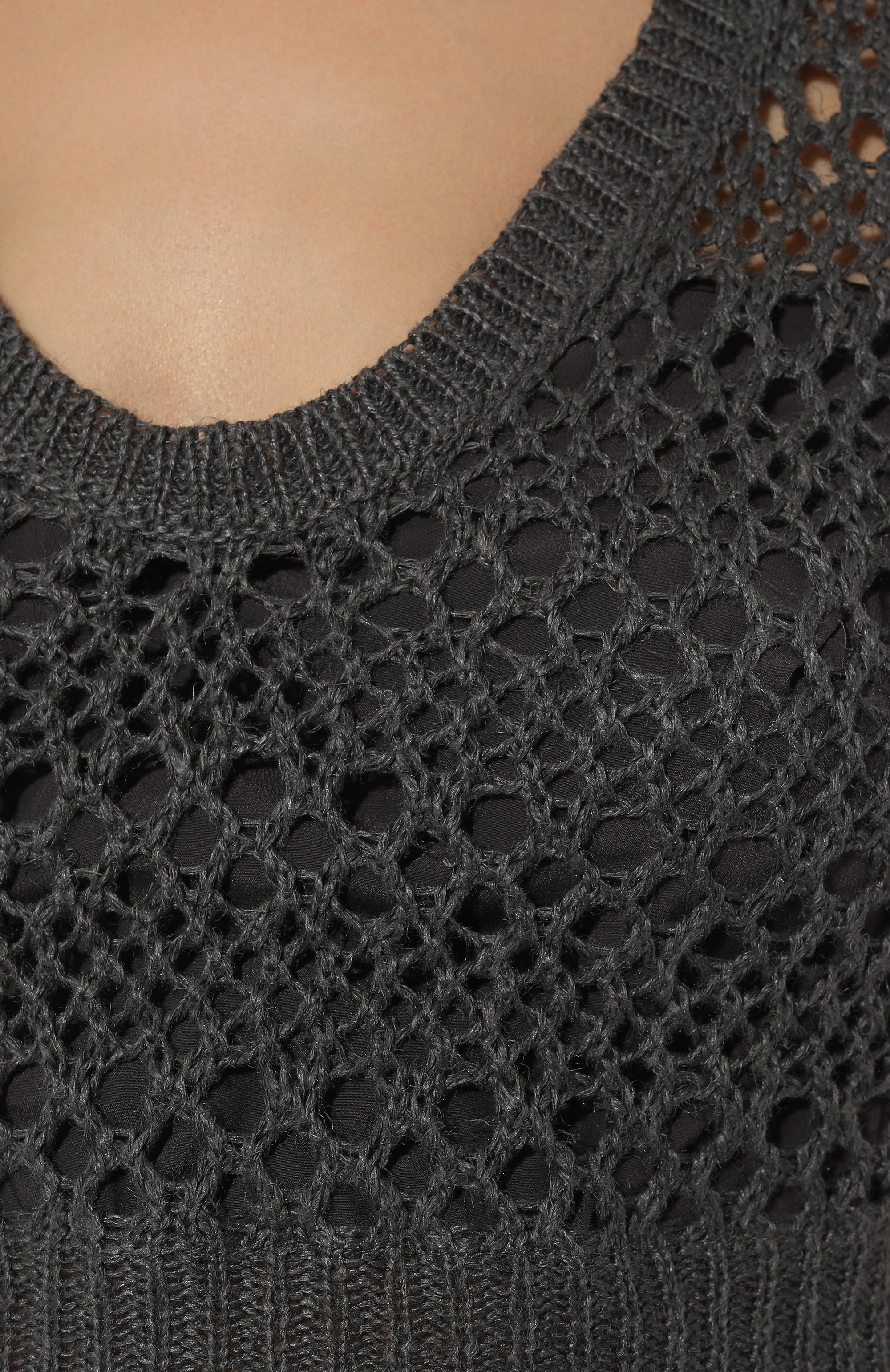 Топ изо льна и шелка BRUNELLO CUCINELLI, арт. MRA58B1366, фото 5