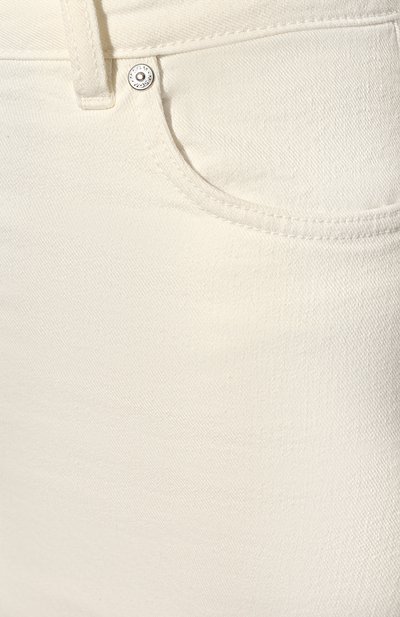 Джинсовая юбка MSGM молочного цвета по цене 26750 руб., арт. 3241MDD46 227272, фото 5 Джинсовая юбка MSGM, арт. 3241MDD46 227272, фото 5
