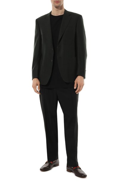 Кожаные лоферы GUCCI, арт. 428609 D3VN0, фото 2