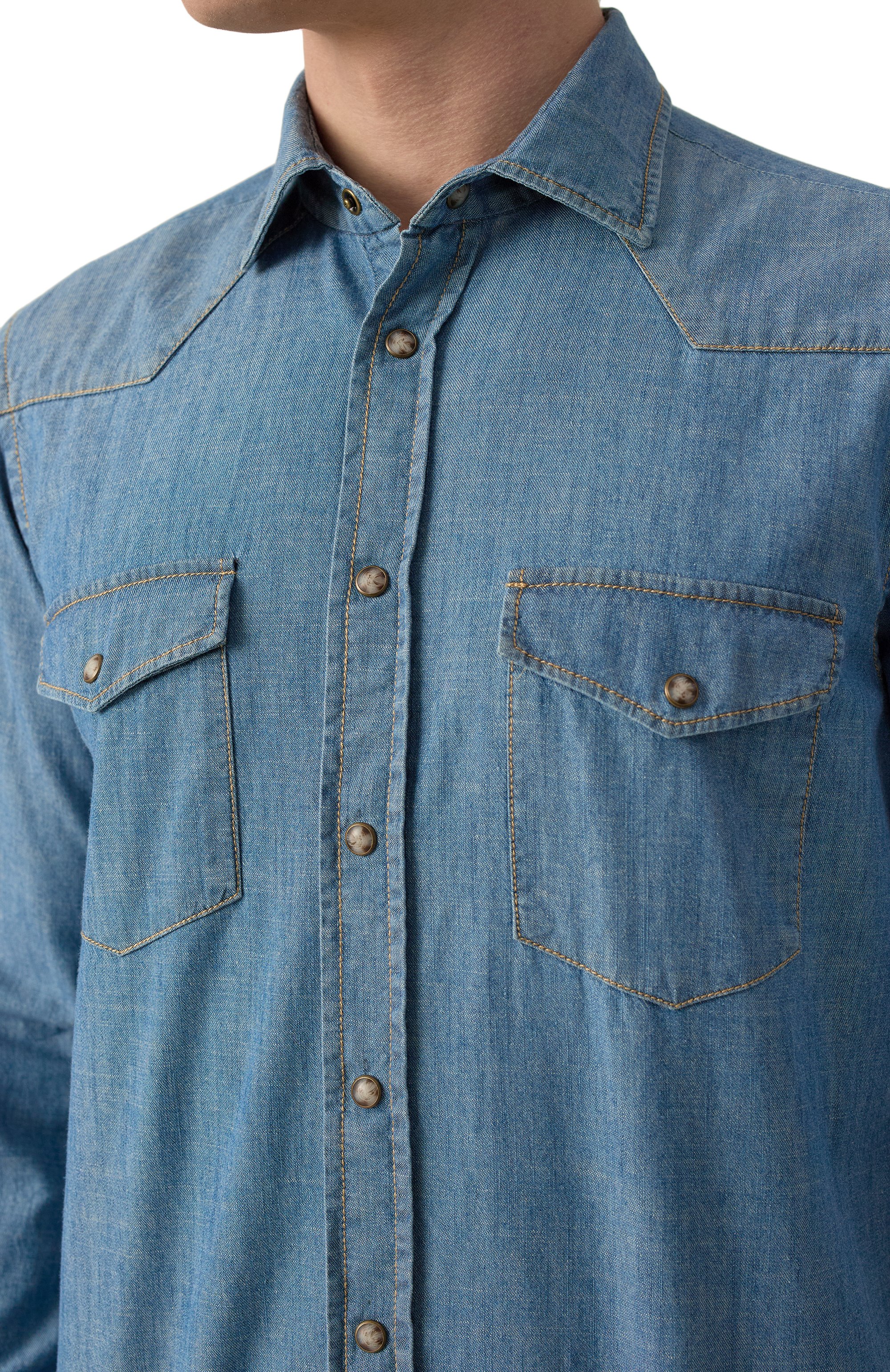 Джинсовая рубашка VAN LAACK, арт. VL-RAM01-WK/155352, фото 5