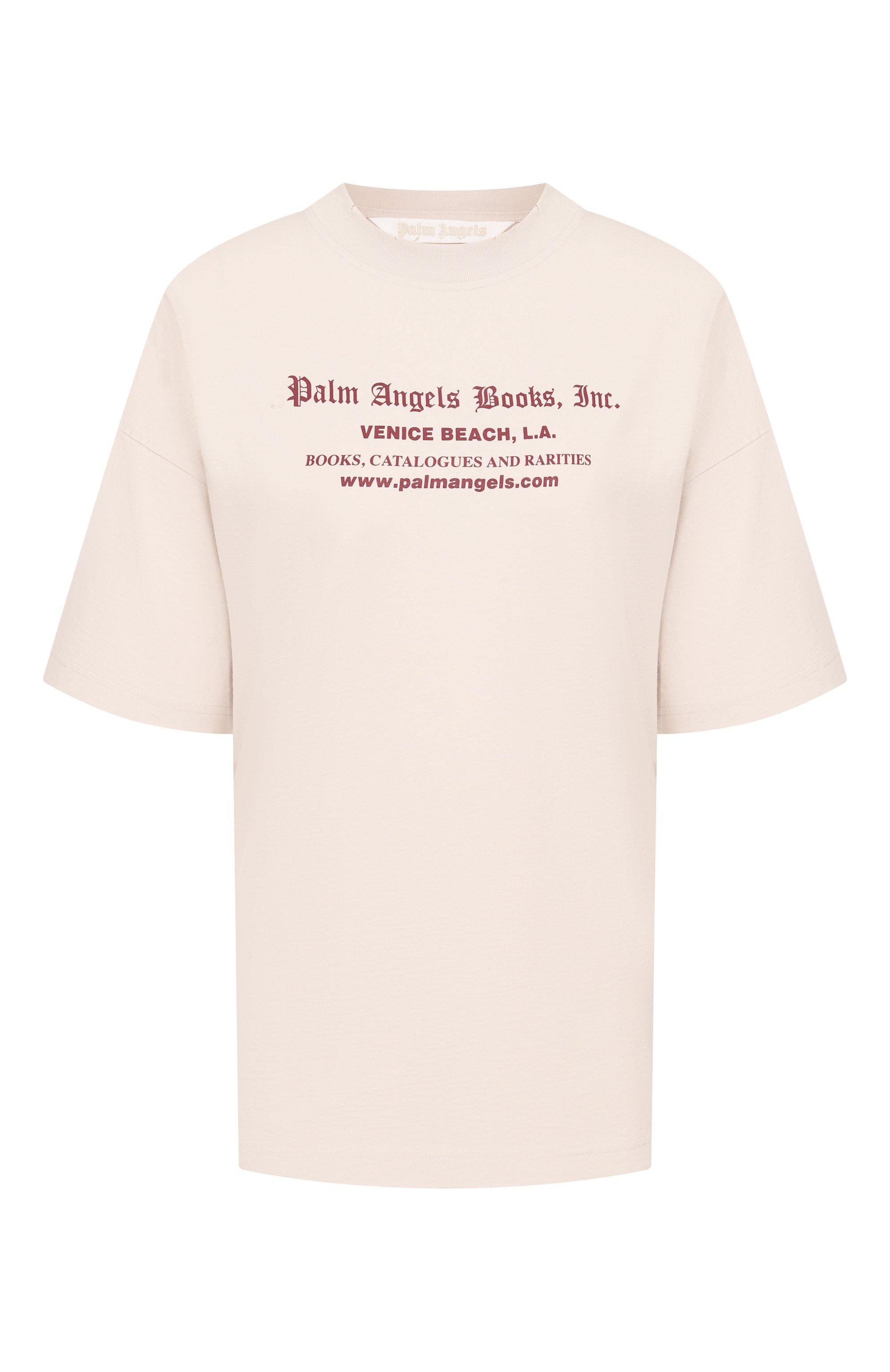 Хлопковая футболка PALM ANGELS, арт. PWAA07BF25JER007, фото 1
