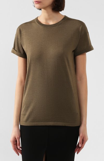 Футболка из кашемира и шелка TOM FORD, арт. MAK949-YAX087, фото 3