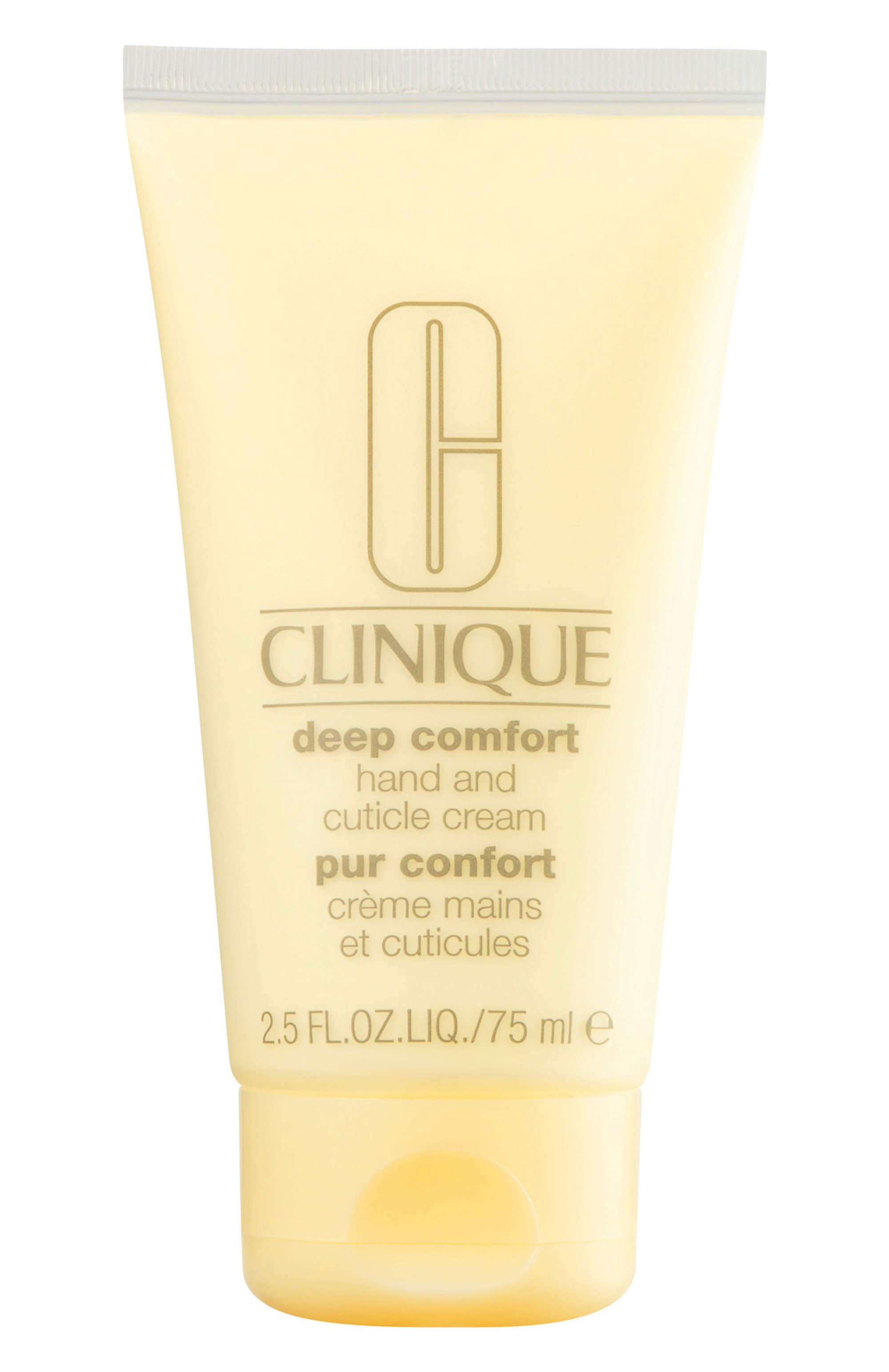 Увлажняющий и смягчающий крем для рук и кутикулы (75ml) CLINIQUE бесцветного цвета по цене 3900 руб., арт. 6W3T-01, фото 1 Увлажняющий и смягчающий крем для рук и кутикулы (75ml) CLINIQUE, арт. 6W3T-01, фото 1