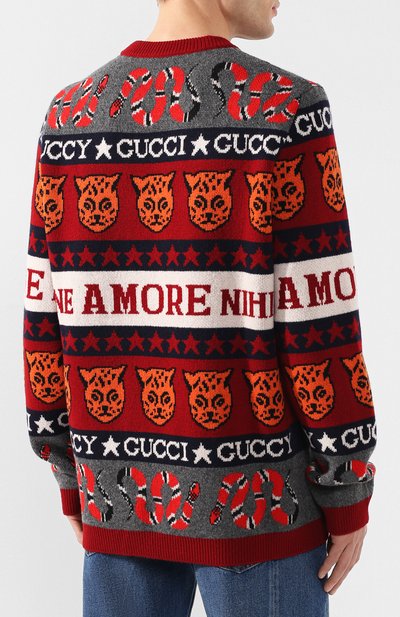 Шерстяной свитер GUCCI, арт. 545749/XKAD0, фото 4