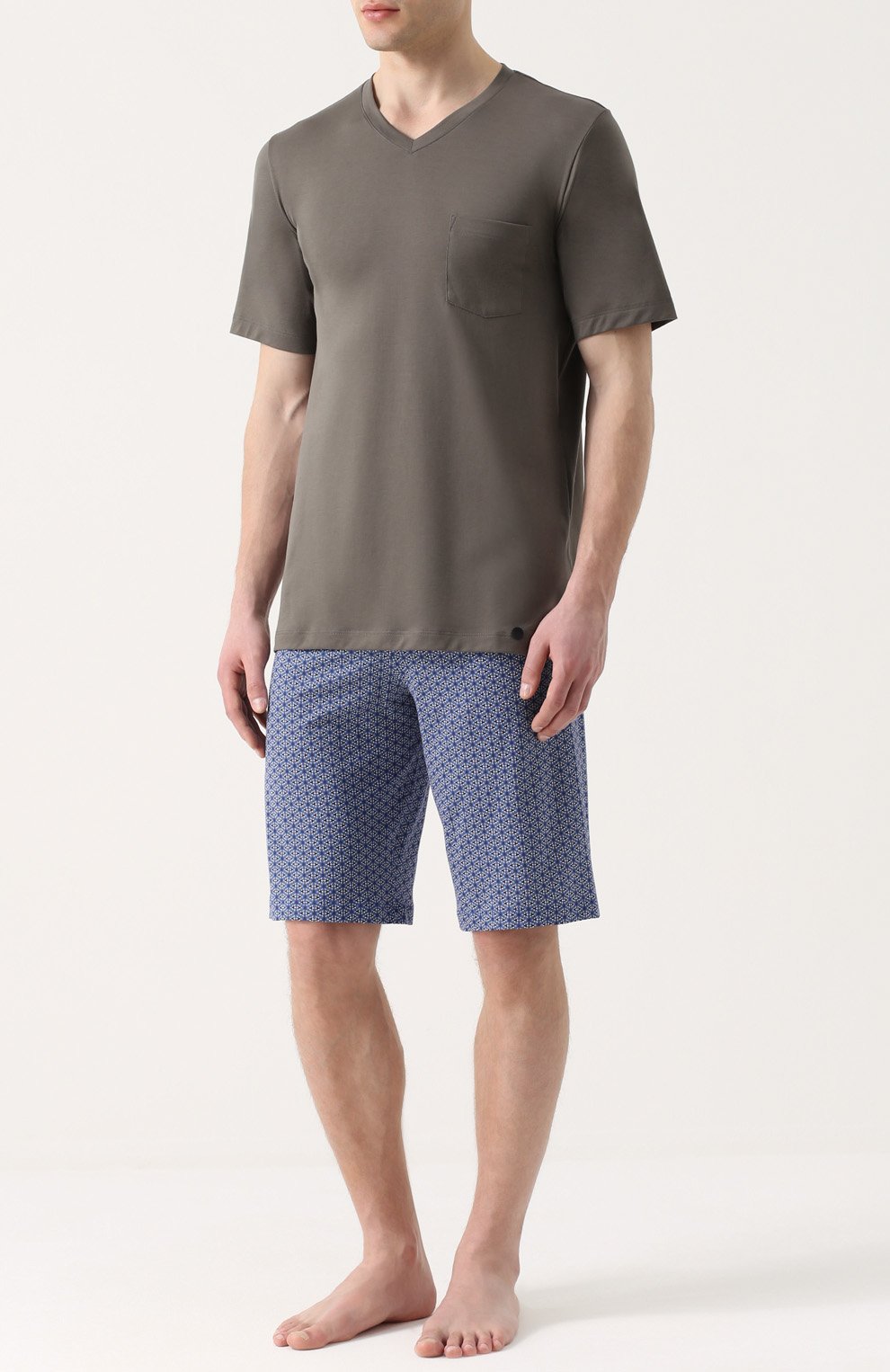 Хлопковая пижама с шортами HANRO, арт. 5691, фото 2