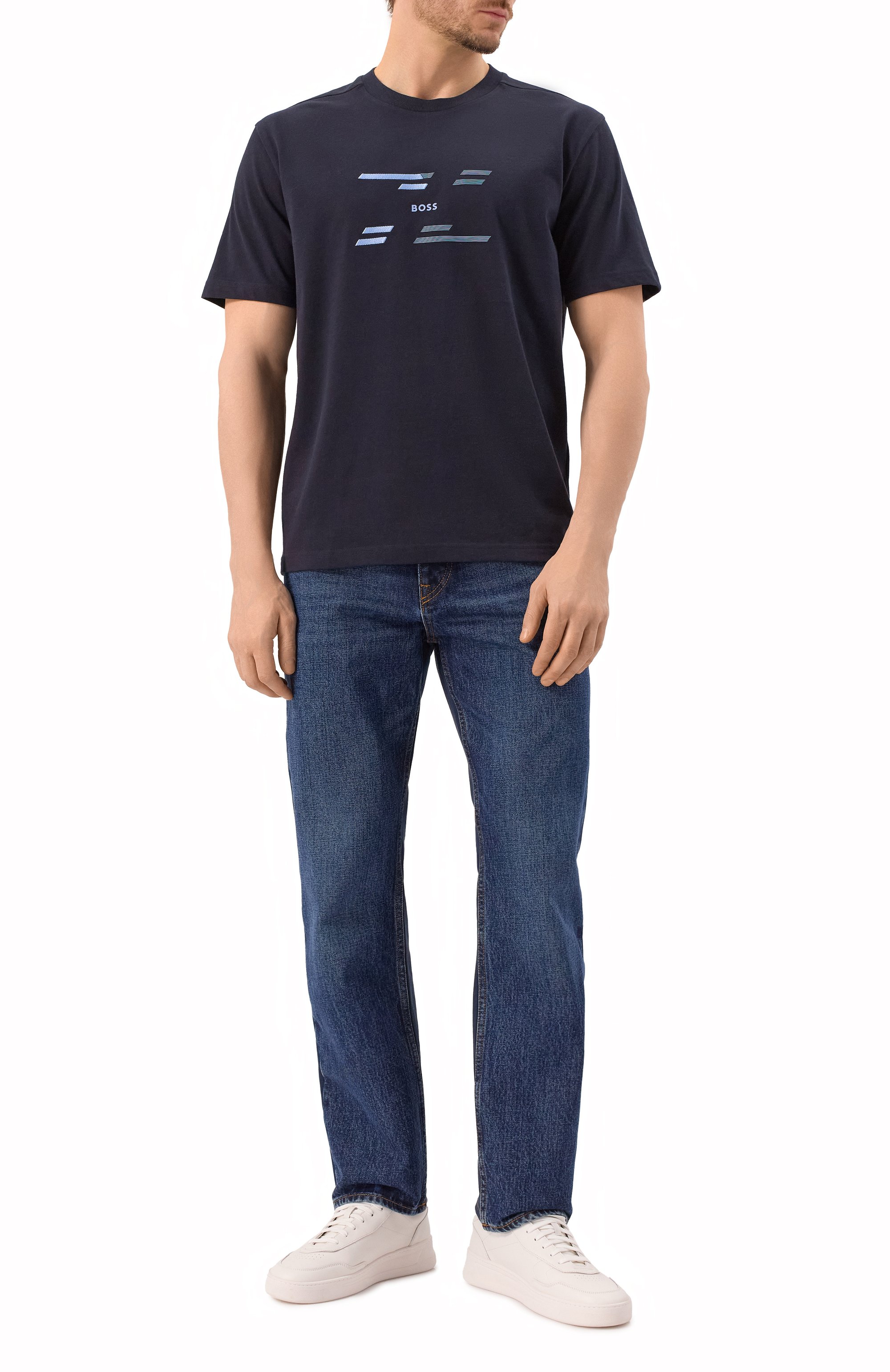 Хлопковая футболка BOSS GREEN, арт. 50530997, фото 2