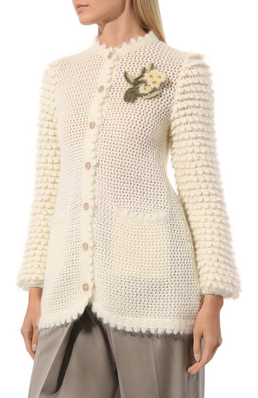 Кардиган Gucci 642014 XKBL2 Кремовый  642014 XKBL2 Фото 3