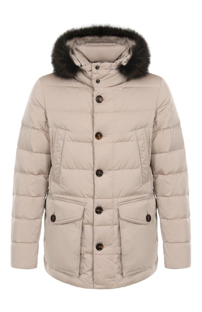 Мужская пуховик fagio-f с отделкой из меха енота MOORER, арт. FAGI0-F/KM