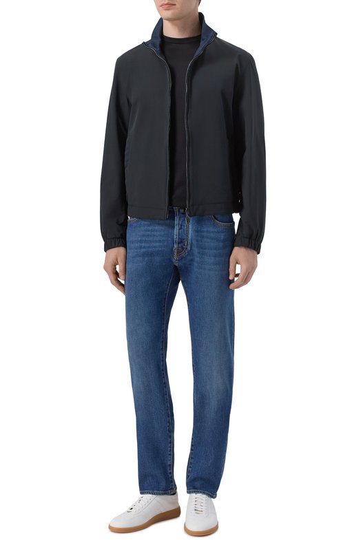 Шелковая футболка Stefano Ricci K919512G10/R25190 Чёрный  K919512G10/R25190 Фото 2