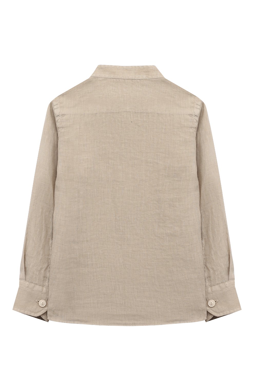 Льняная рубашка MC2 SAINT BARTH бежевого цвета по цене 10650 руб., арт. STBK/PATI/04243D, фото 2 Льняная рубашка MC2 SAINT BARTH, арт. STBK/PATI/04243D, фото 2
