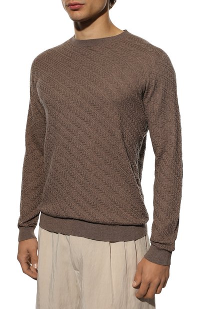 Джемпер из хлопка и кашемира GIORGIO ARMANI, арт. 6LSMB5/SMB8Z, фото 3