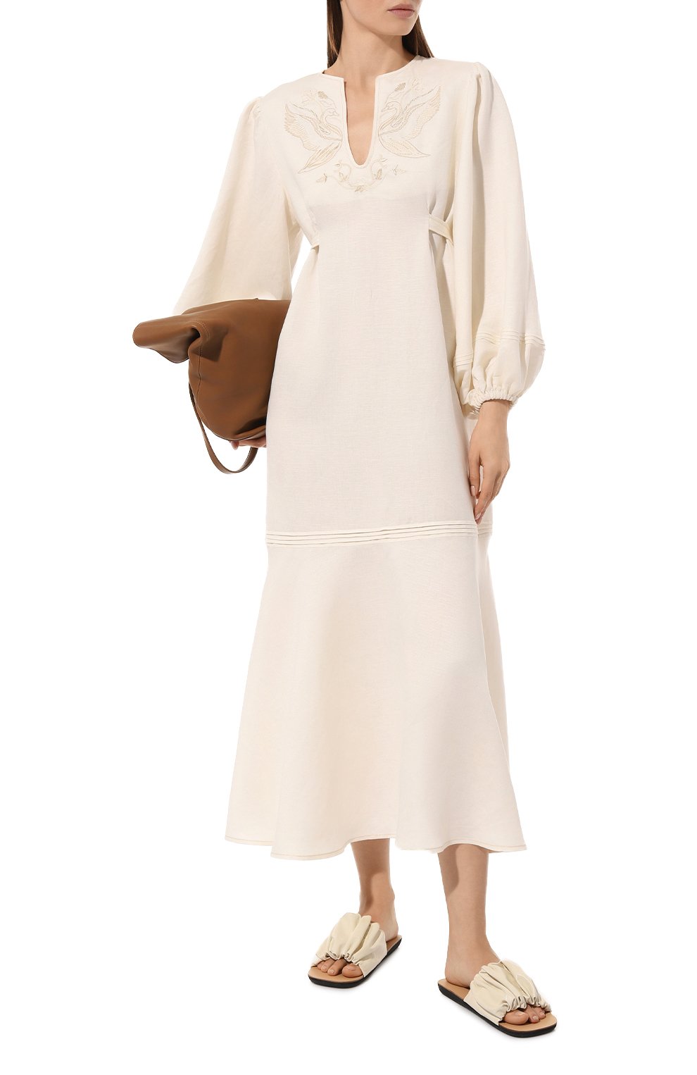 Платье изо льна и вискозы OLOLOL, арт. OLD124V/9122.101/S23, фото 2