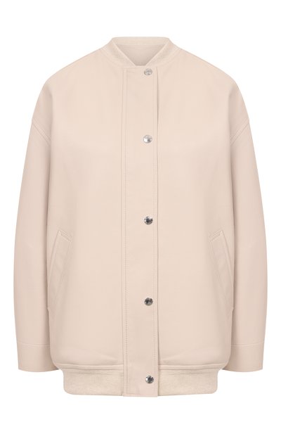 Женский кожаный бомбер YVES SALOMON, арт. 25EFV03169K47W/A1013