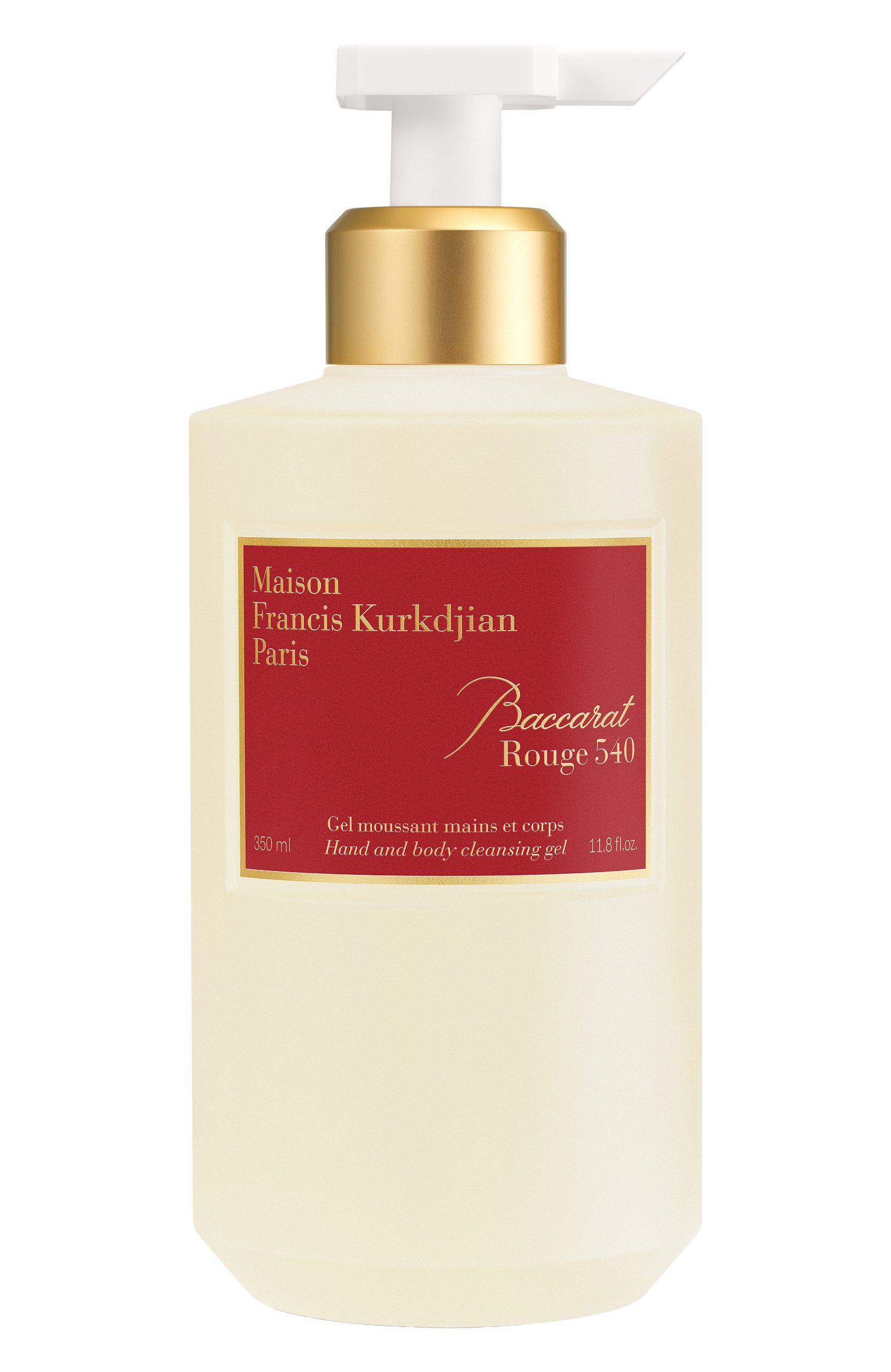 Очищающий гель для рук и тела baccarat rouge 540 (350ml) MAISON FRANCIS KURKDJIAN бесцветного цвета по цене 10700 руб., арт. RA911272, фото 1 Очищающий гель для рук и тела baccarat rouge 540 (350ml) MAISON FRANCIS KURKDJIAN, арт. RA911272, фото 1