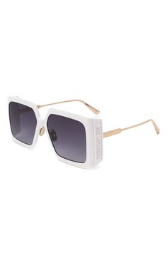 Женские солнцезащитные очки DIOR EYEWEAR белого цвета, арт. DI0RS0LAR S2U 95A1 | Фото 1 (Re-sync: On; Региональные ограничения белый список (Axapta Mercury): Не проставлено, RU; Нос: Не проставлено; Материал: Пластик; Тип очков: С/з; Очки форма: Квадратные; Оптика Гендер: оптика-женское)