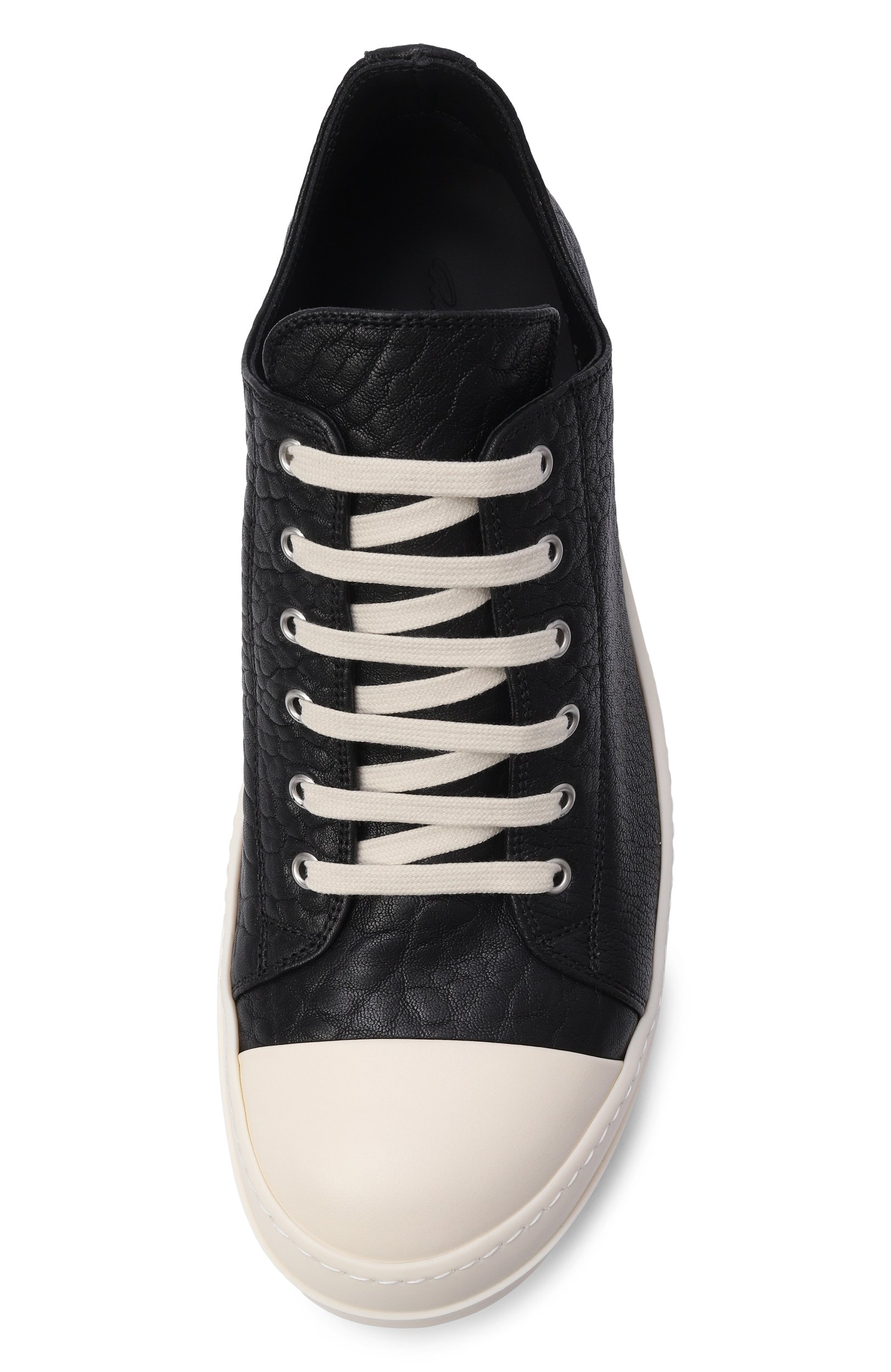 Кожаные кеды tower low RICK OWENS черного цвета по цене 99500 руб., арт. RU02F4891/LBB, фото 5 Кожаные кеды tower low RICK OWENS, арт. RU02F4891/LBB, фото 5