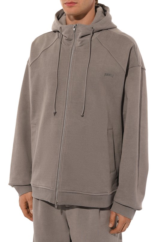 Хлопковая толстовка Juun.J JC4941P01/A Серый  JC4941P01/A Фото 3