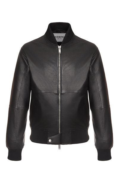 Мужской кожаный бомбер ICEBERG, арт. Z011/6805