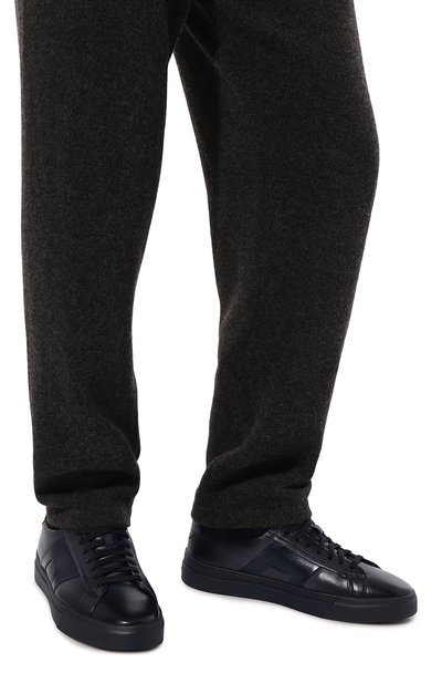 Кожаные кеды gloria SANTONI, арт. MBGG220180CNPG0N, фото 3