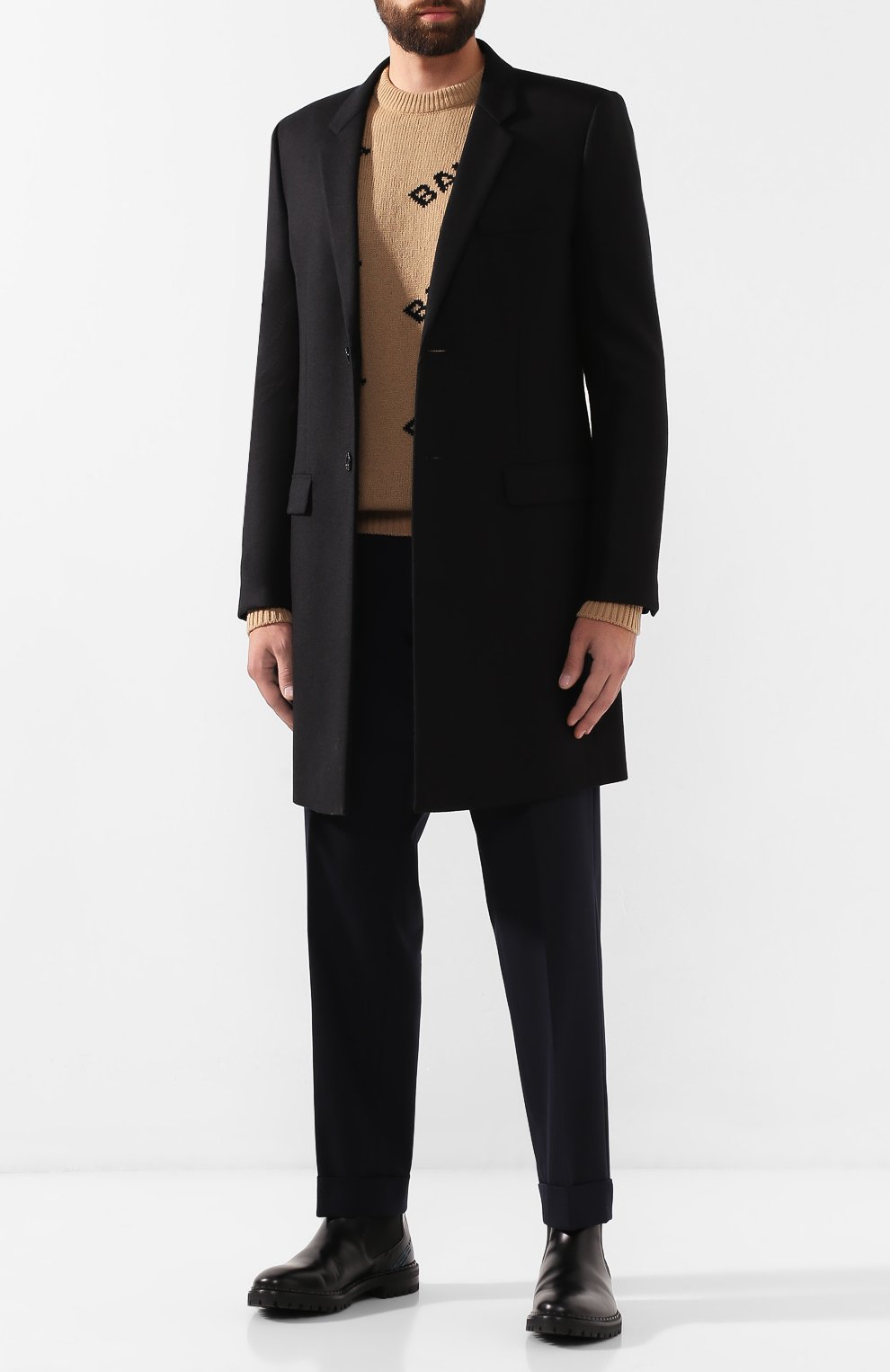 Шерстяное пальто SAINT LAURENT, арт. 579825/Y136V, фото 2