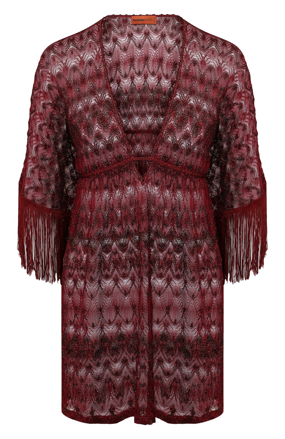 Туника MISSONI бордового цвета по цене 66000 руб., арт. MMQ00119/BR0081, фото 1 Туника MISSONI, арт. MMQ00119/BR0081, фото 1