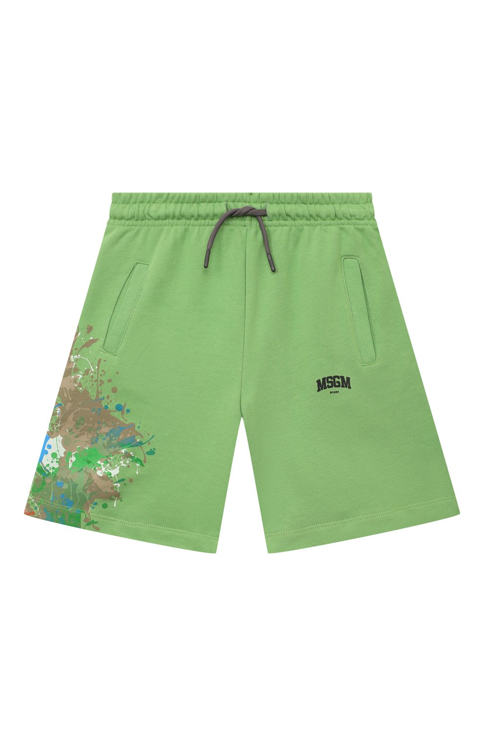 Хлопковые шорты MSGM KIDS, арт. MS029552, фото 1