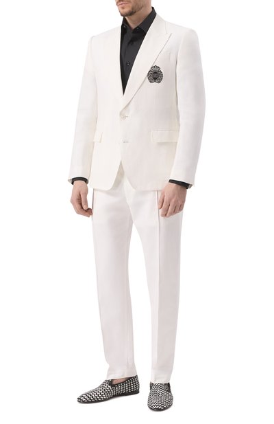 Льняной пиджак DOLCE & GABBANA, арт. G2QS6Z/FU4LF, фото 3