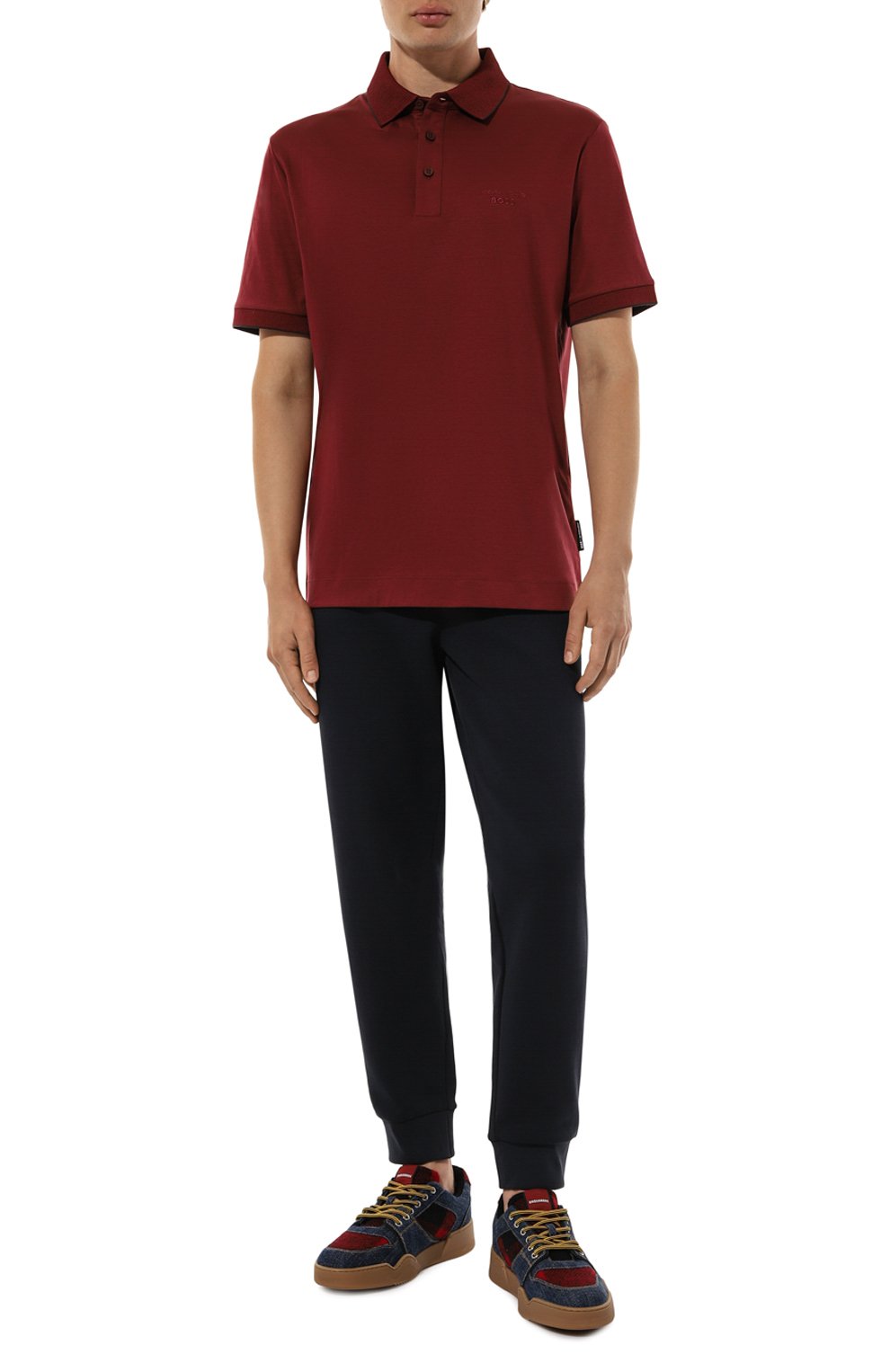 Хлопковые джоггеры BOSS, арт. 50520322, фото 2