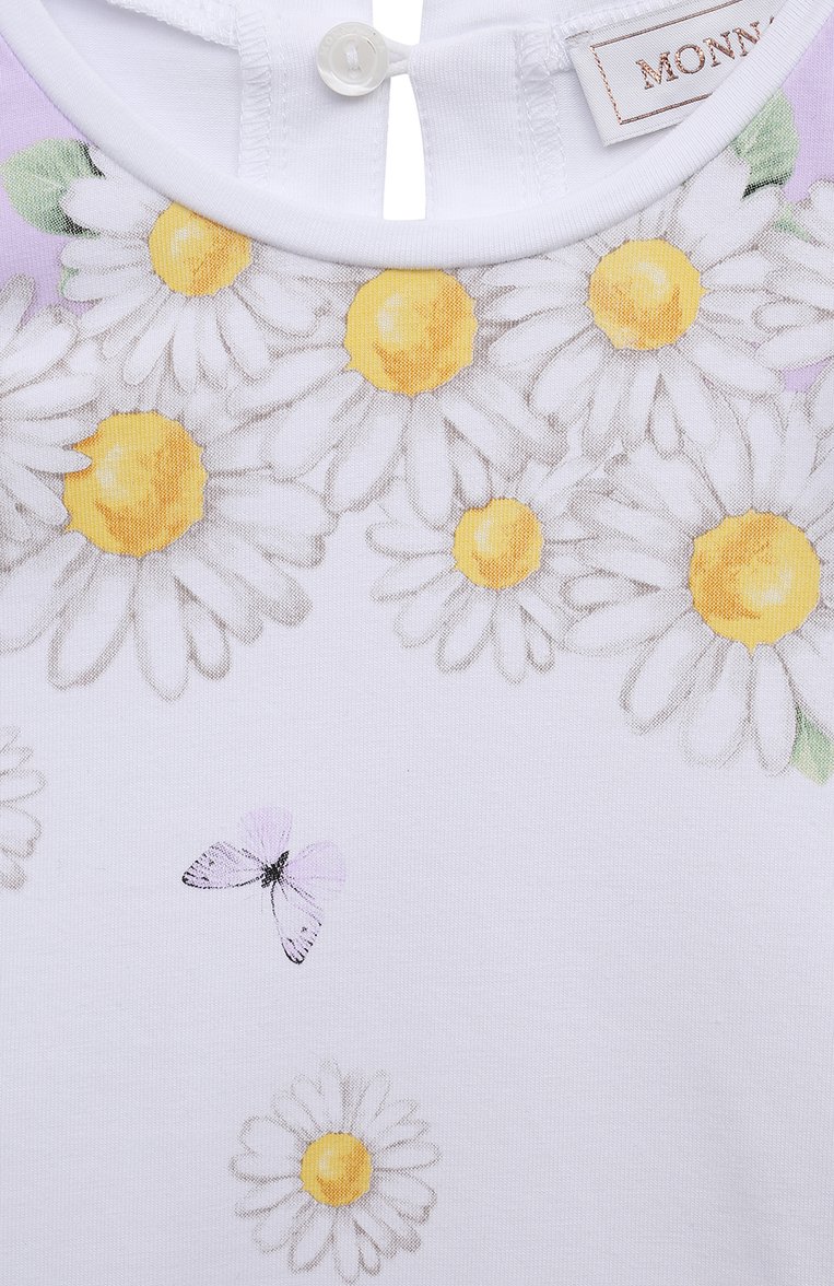 Хлопковое платье MONNALISA, арт. 31C912, фото 3