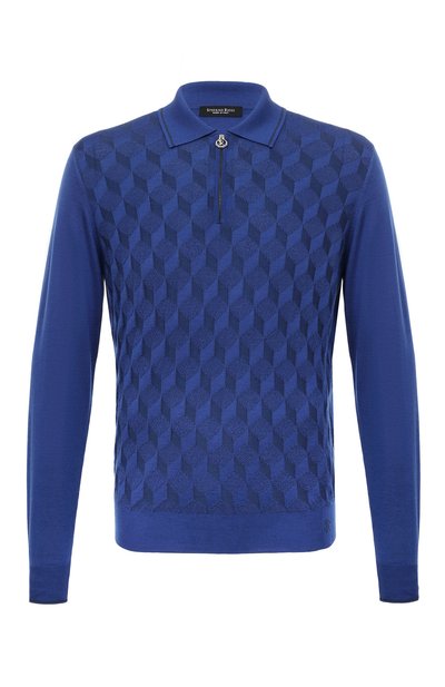 Мужская поло из шерсти и шелка STEFANO RICCI, арт. KE08001P30/E23371