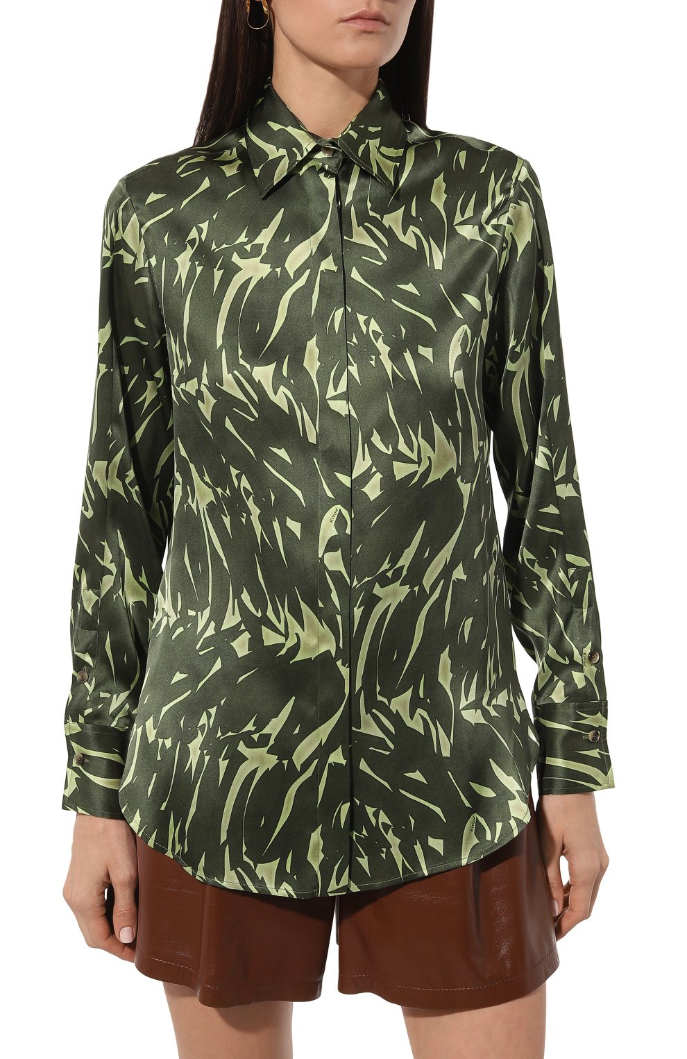 Шелковая блузка KITON, арт. D55442K0978C, фото 3