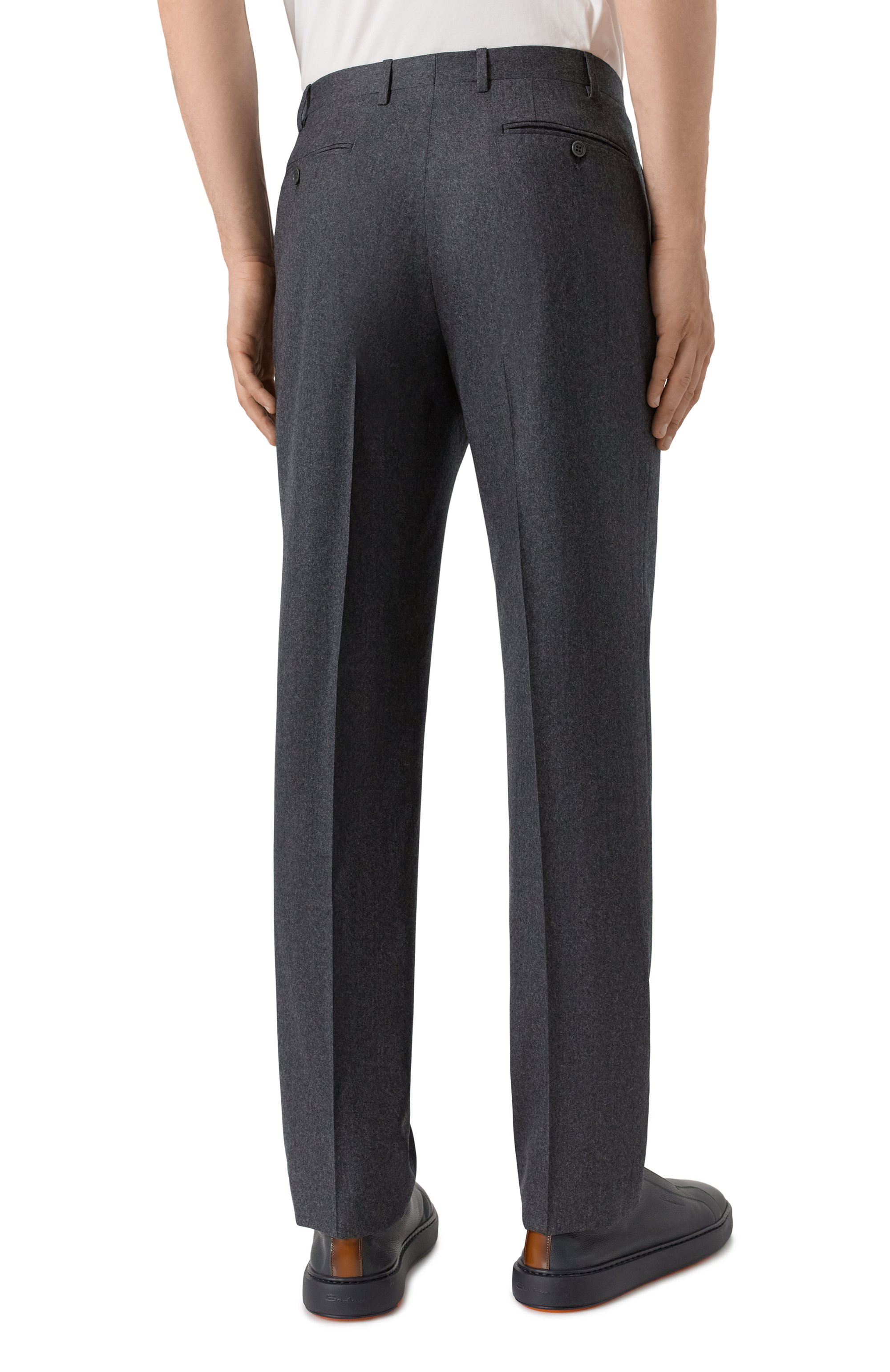 Шерстяные брюки CANALI, арт. 71019/AN00019, фото 4