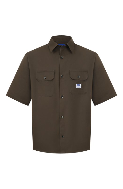 Хлопковая рубашка HUGO Blue 50517871 Коричневый 50517871