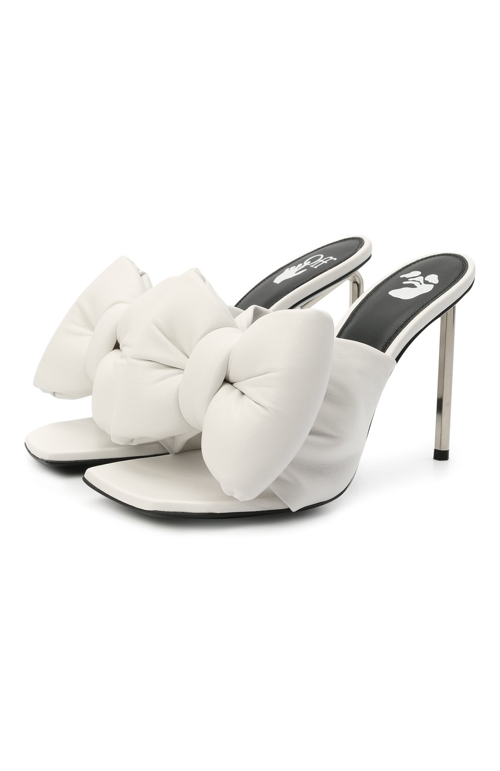 Кожаные мюли OFF-WHITE, арт. 0WIJ006R21LEA0010100, фото 1