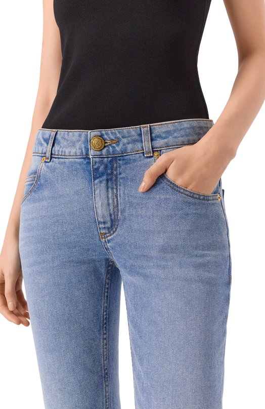 Джинсы Balmain FF0MF070/DF97 Голубой  FF0MF070/DF97 Фото 5