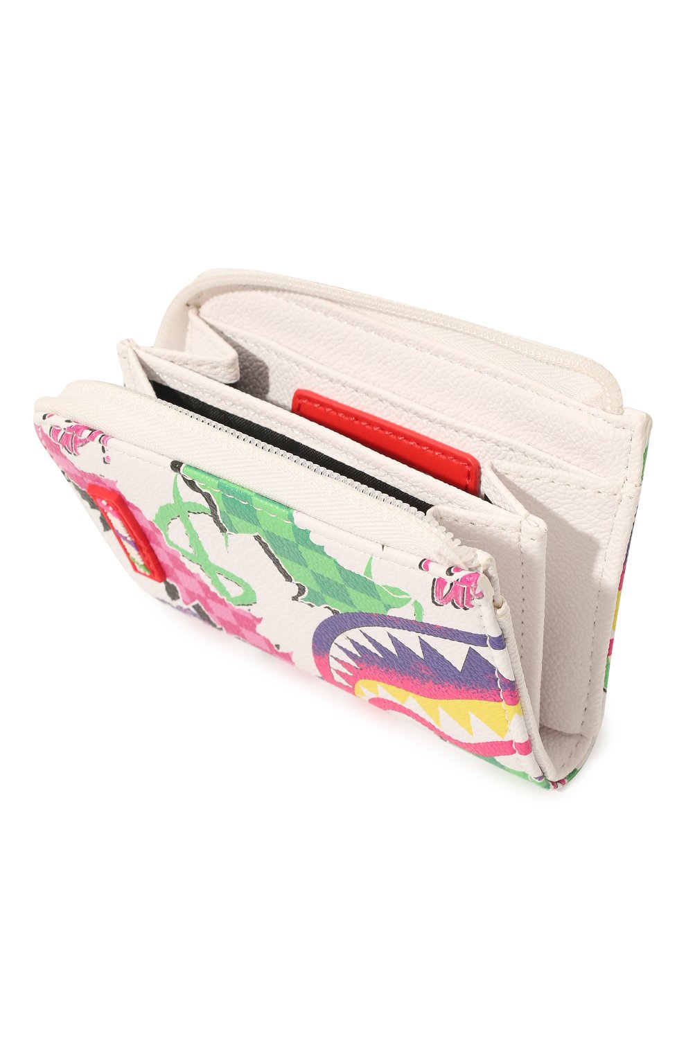 Кошелек SPRAYGROUND белого цвета по цене 5775 руб., арт. 910W4198NSZ, фото 3 Кошелек SPRAYGROUND, арт. 910W4198NSZ, фото 3