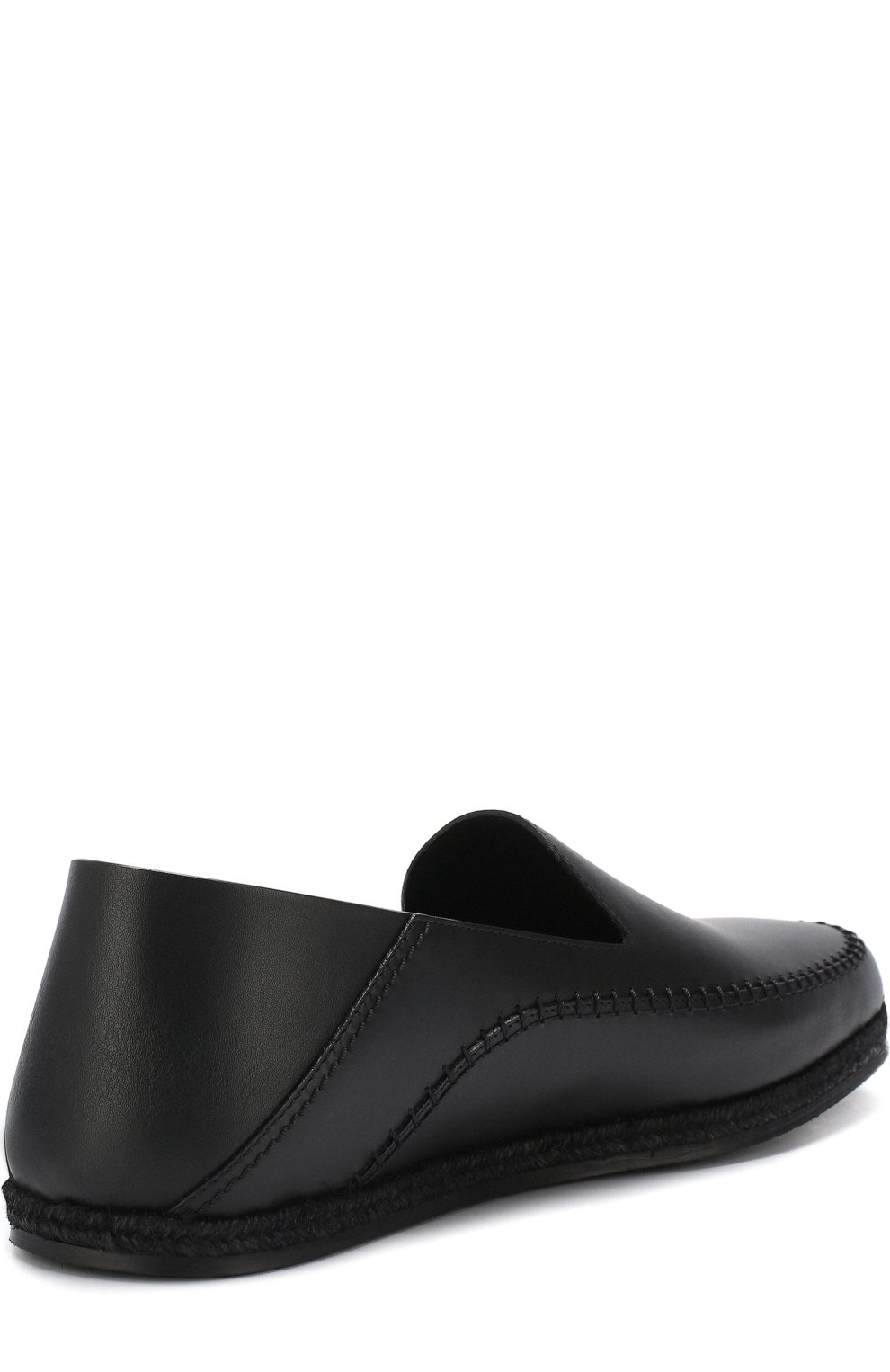 Кожаные эспадрильи с джутовой отделкой ZEGNA, арт. A3013X-ELB, фото 4