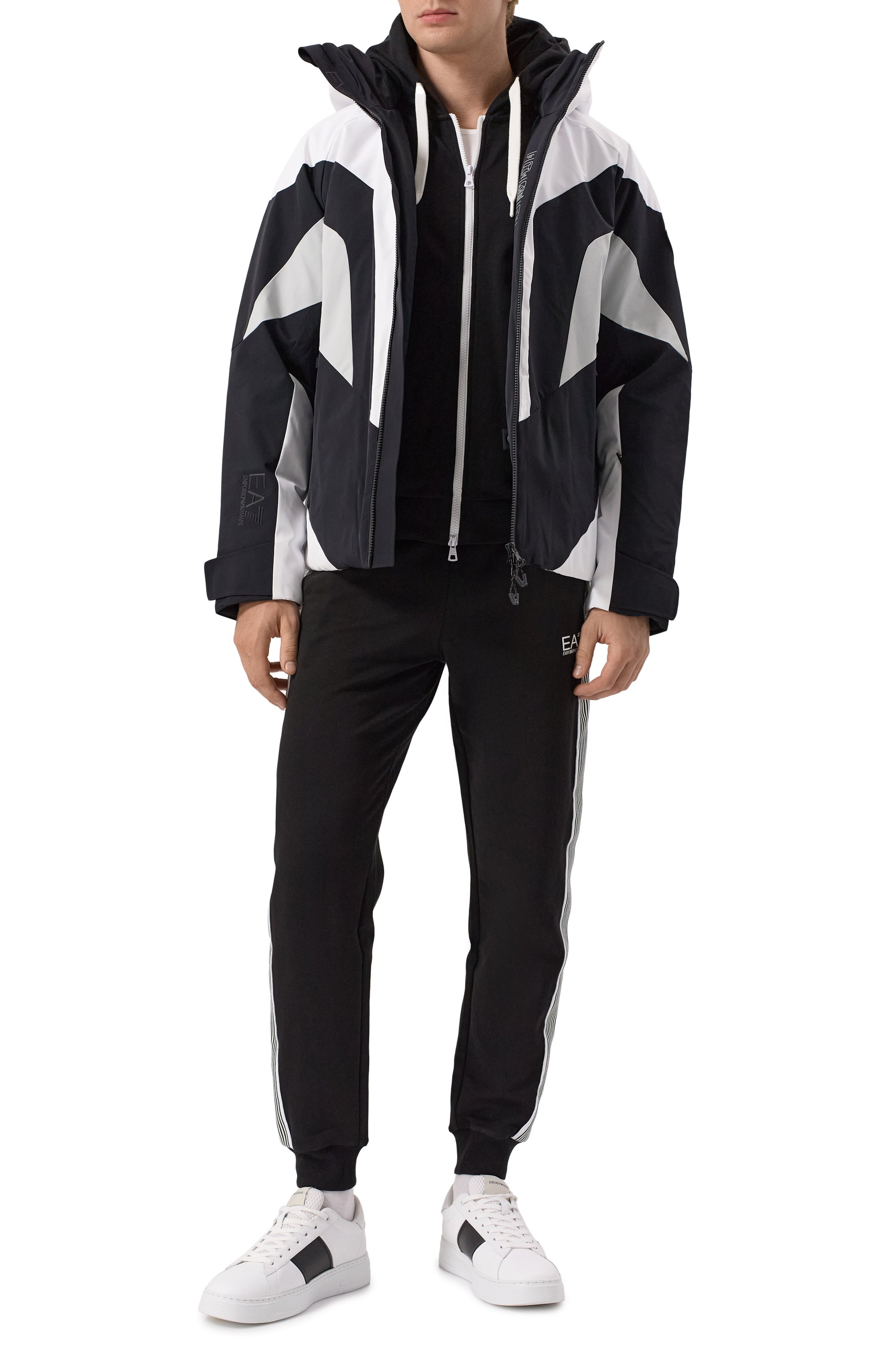 Хлопковая толстовка EA7, арт. 6DPM29/PJ9FZ, фото 2