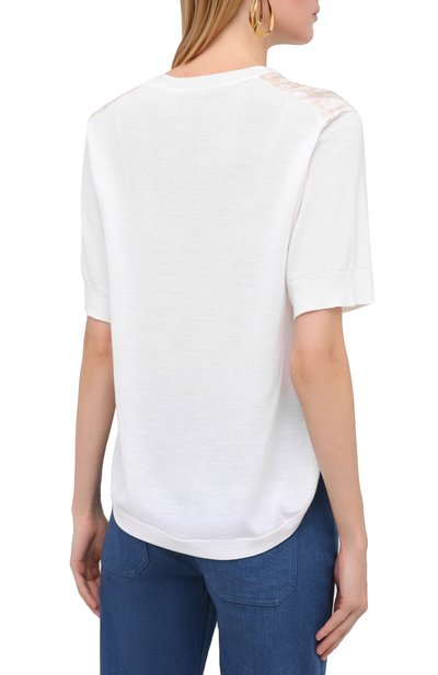 Топ из шелка и шерсти CHLOÉ, арт. CHC20AMP08570, фото 4