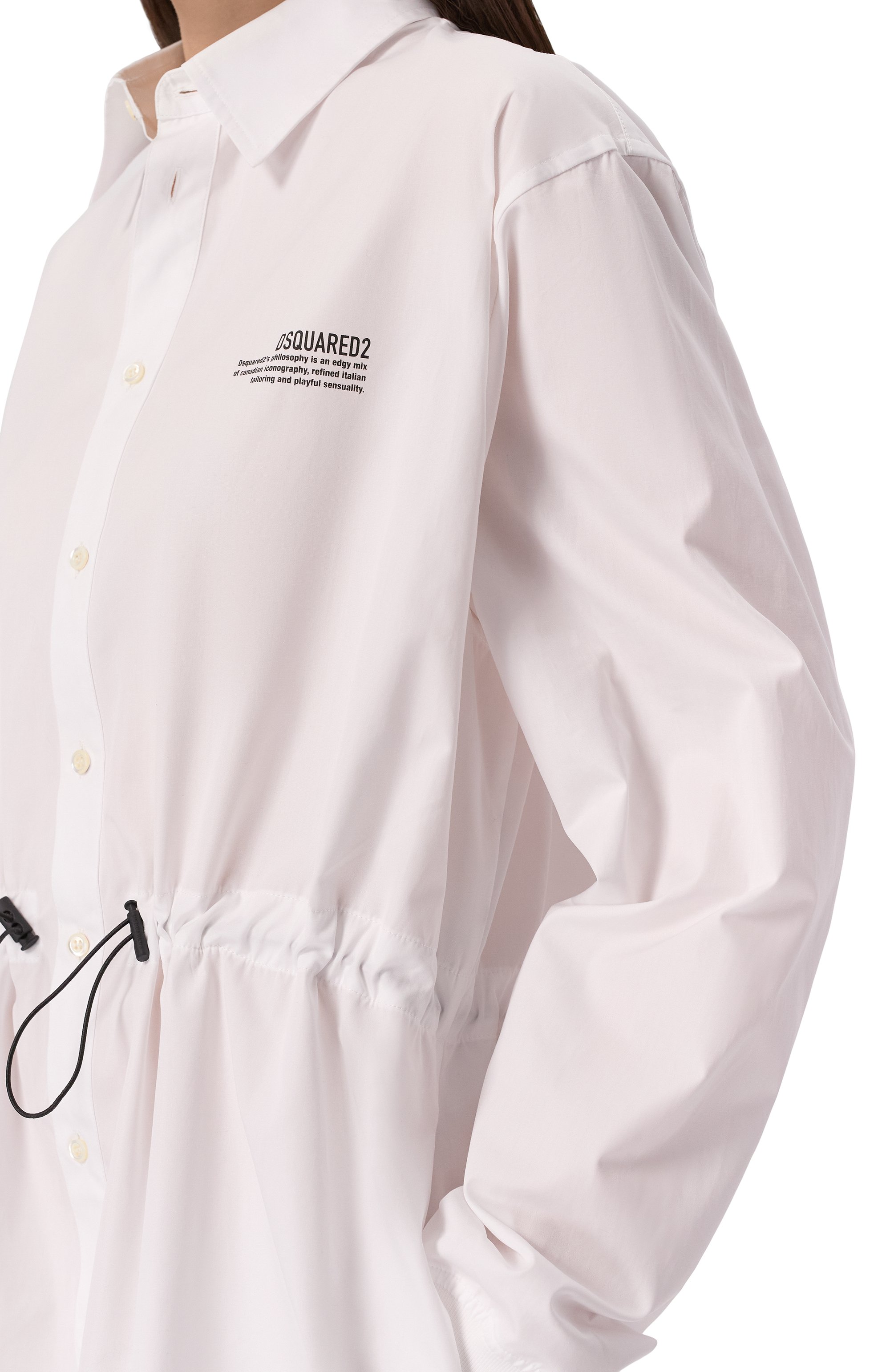 Хлопковое платье DSQUARED2, арт. S75CV0924/S36275, фото 5