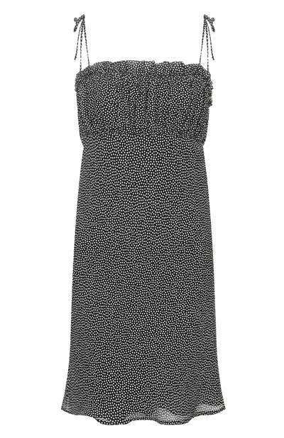 Женское шелковое платье SAINT LAURENT, арт. 859951/Y7J50