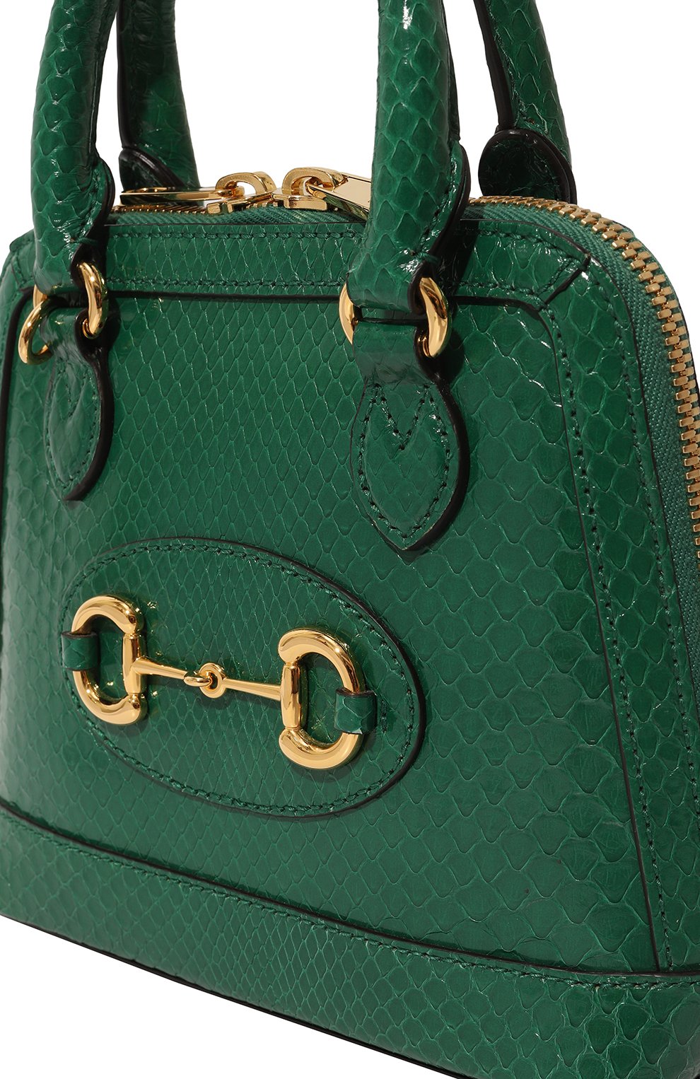 Сумка 1955 horsebit mini из кожи питона GUCCI, арт. 640716 LJM0G, фото 3