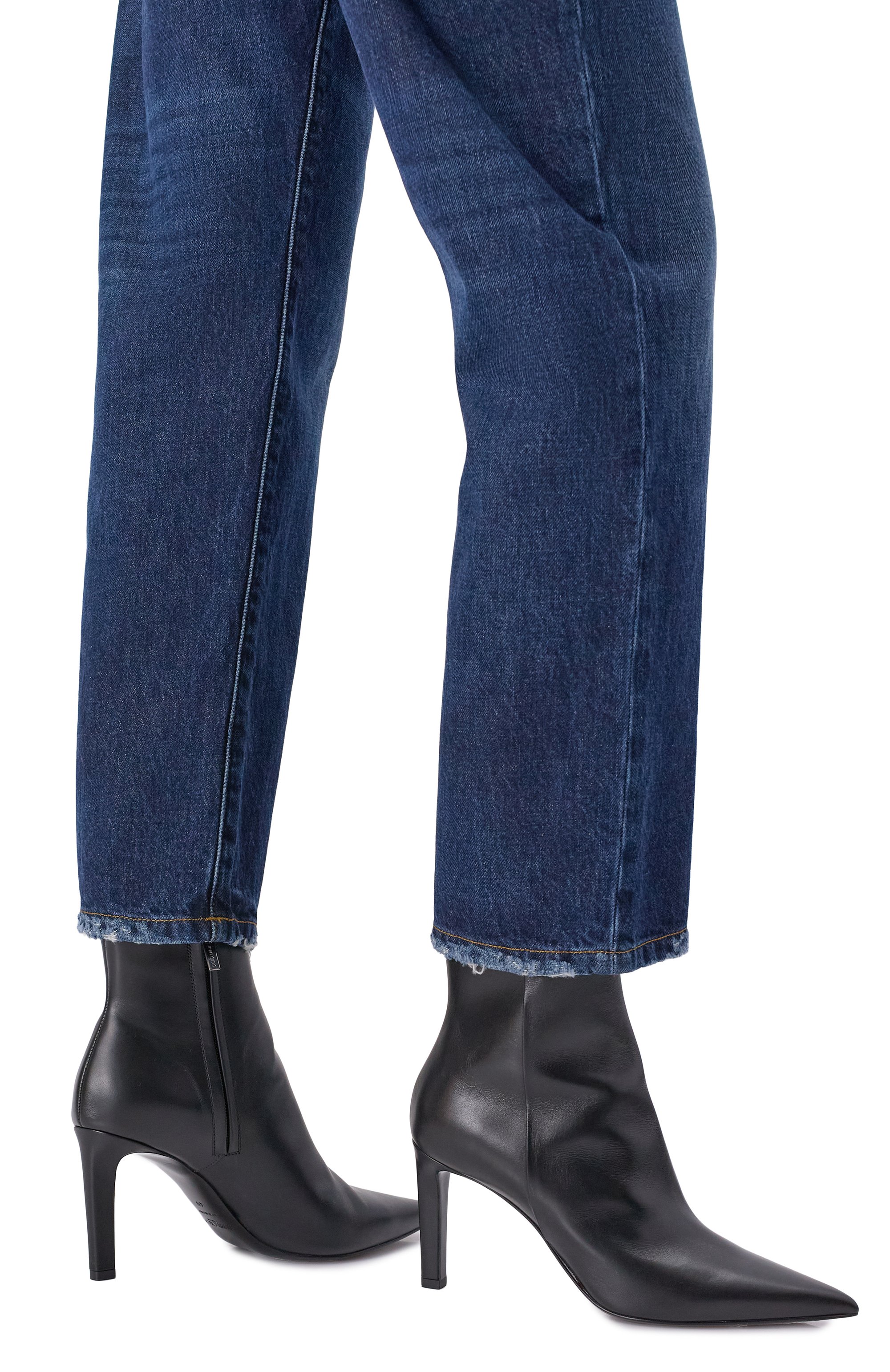 Кожаные ботильоны frankie 85 JIMMY CHOO черного цвета по цене 127500 руб., арт. FRANKIEAB85CLF, фото 2 Кожаные ботильоны frankie 85 JIMMY CHOO, арт. FRANKIEAB85CLF, фото 2