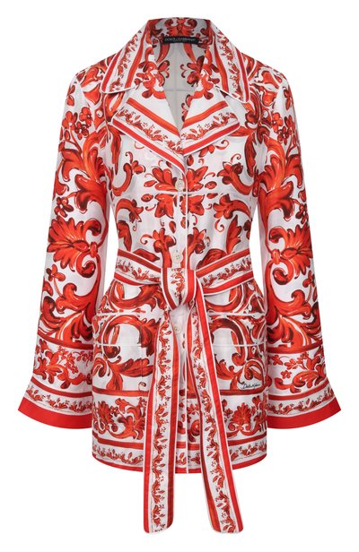 Женская шелковая рубашка DOLCE & GABBANA, арт. F5Q03T/GDDRE